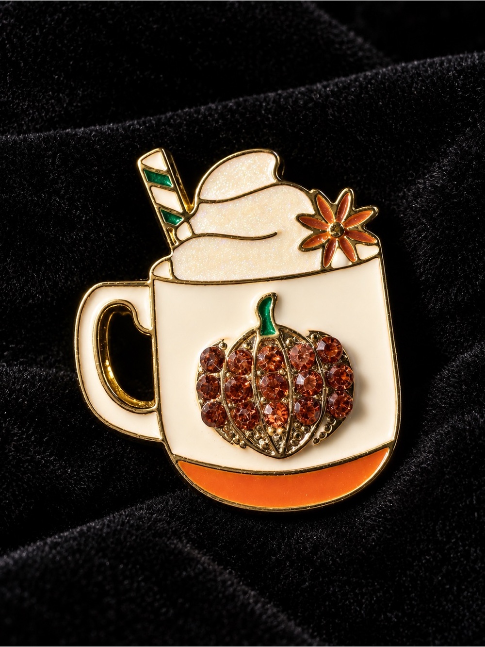 Sugarfix by Baublebar Pumpkin to Talk About Pumpkin Spice Mug Enamel Earrings